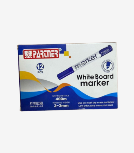 Partner white Board Marker Blue(12Pcs)