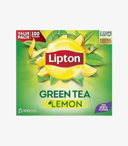 Lipton Green Tea Lemon, 100 Lipton Tea Bags