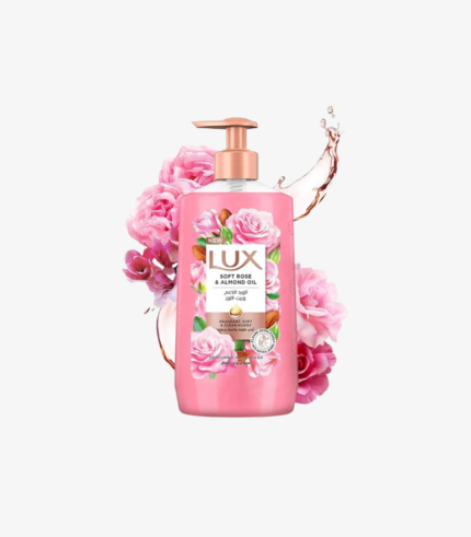 LUX Perfumed Liquid Hand Wash, Soft Rose, with Almond Oil & Glycerin, for Fragrant, Soft and Clean Hands, 250ml